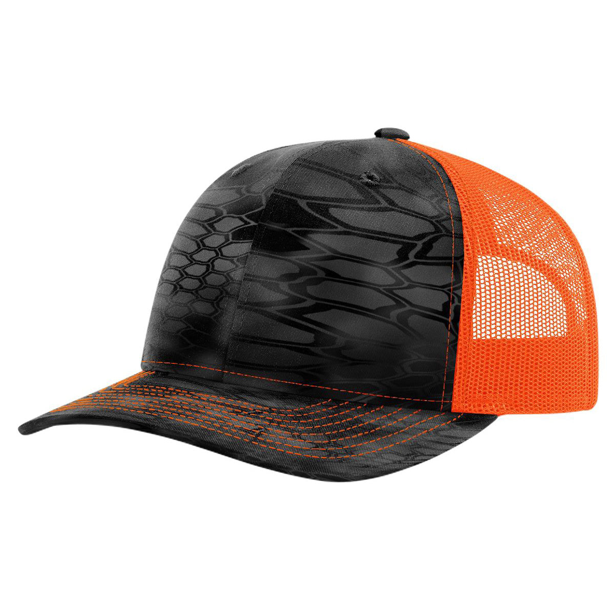 Richardson 112P Printed Trucker Hat Snapback Cap - Blank