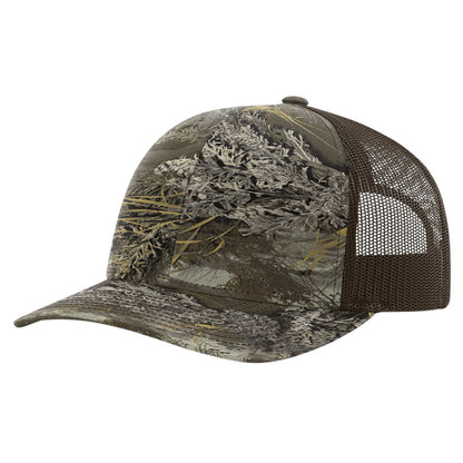 Richardson 112P Printed Trucker Hat Snapback Cap - Blank