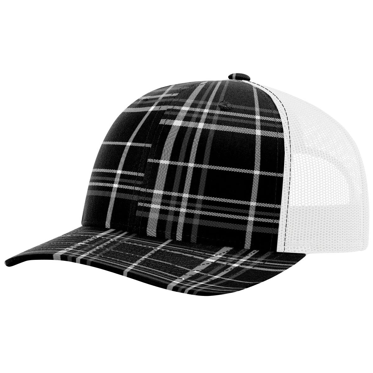 Richardson 112P Printed Trucker Hat Snapback Cap - Blank