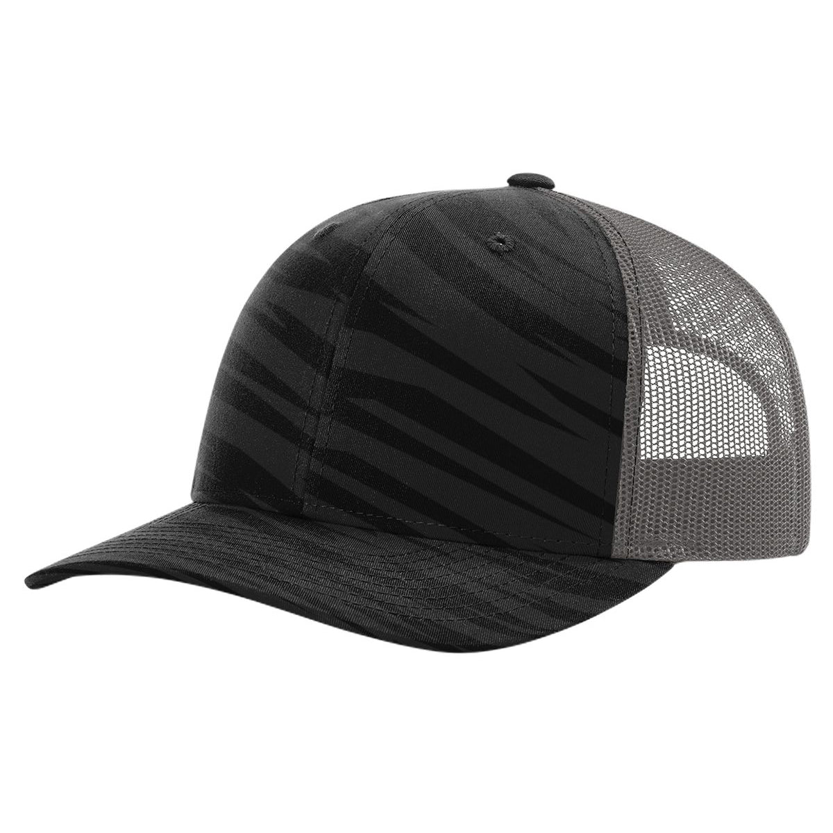 Richardson 112P Printed Trucker Hat Snapback Cap - Blank