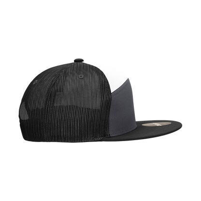 Custom Patch Decky 1133 - 7 Panel Trucker Flat Bill Snapback Hat