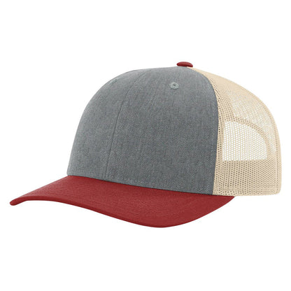 Richardson 115 Low Pro Trucker Cap, Snapback Hat - Blank