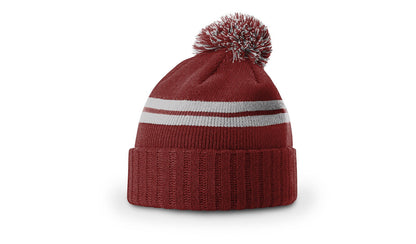 Richardson 135 Short Pom Knit Beanie - Blank