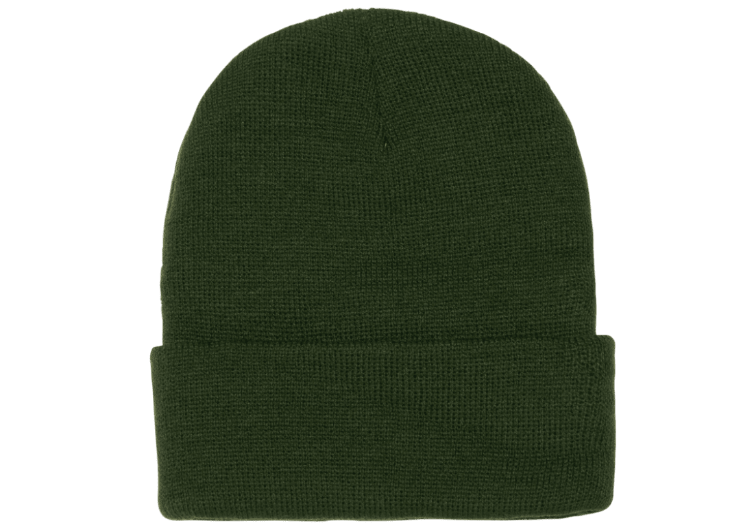 Yupoong 1501KC Long Beanie with Cuff Knit Cap, YP Classics - Blank