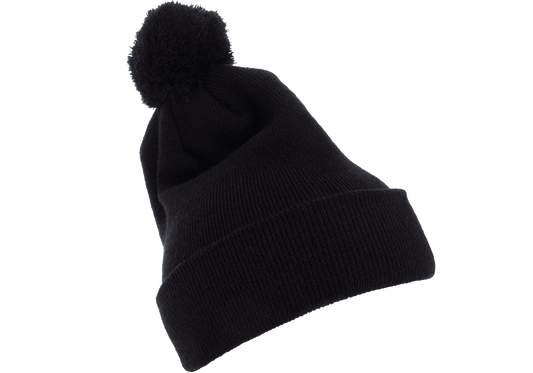YP Classics 1501P Cuffed Pom Pom Knit Beanie, Knit Cap, Yupoong 1501P - Blank