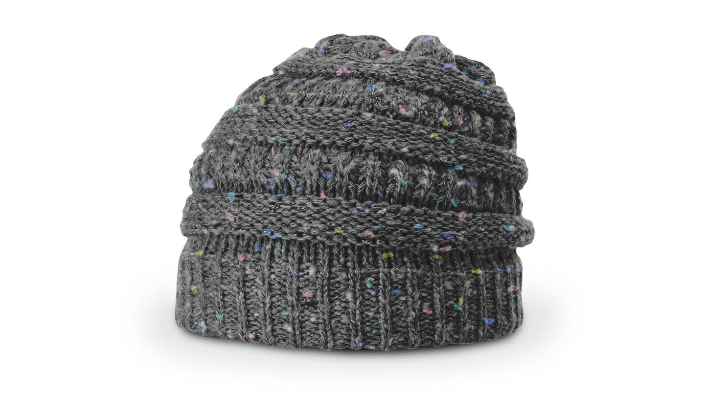 Custom Embroidered Richardson 157 Speckled Knit Beanie