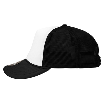 Custom Patch Decky 210 - Foam Trucker Hat, Two Tone Mesh Back Cap