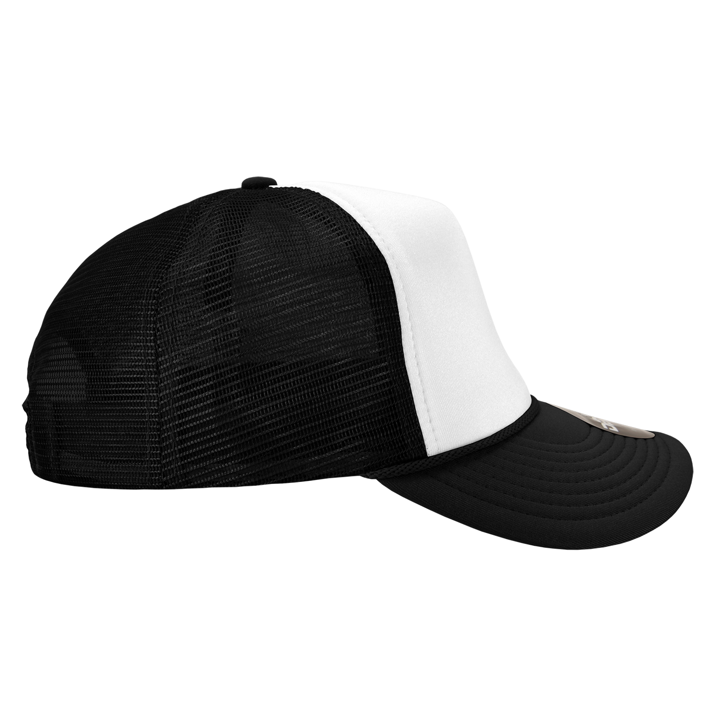 Custom Patch Decky 210 - Foam Trucker Hat, Two Tone Mesh Back Cap