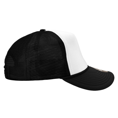 Custom Patch Decky 210 - Foam Trucker Hat, Two Tone Mesh Back Cap