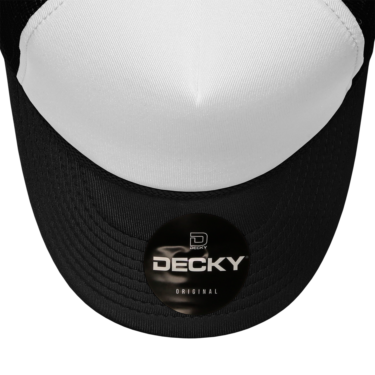 Custom Patch Decky 210 - Foam Trucker Hat, Two Tone Mesh Back Cap