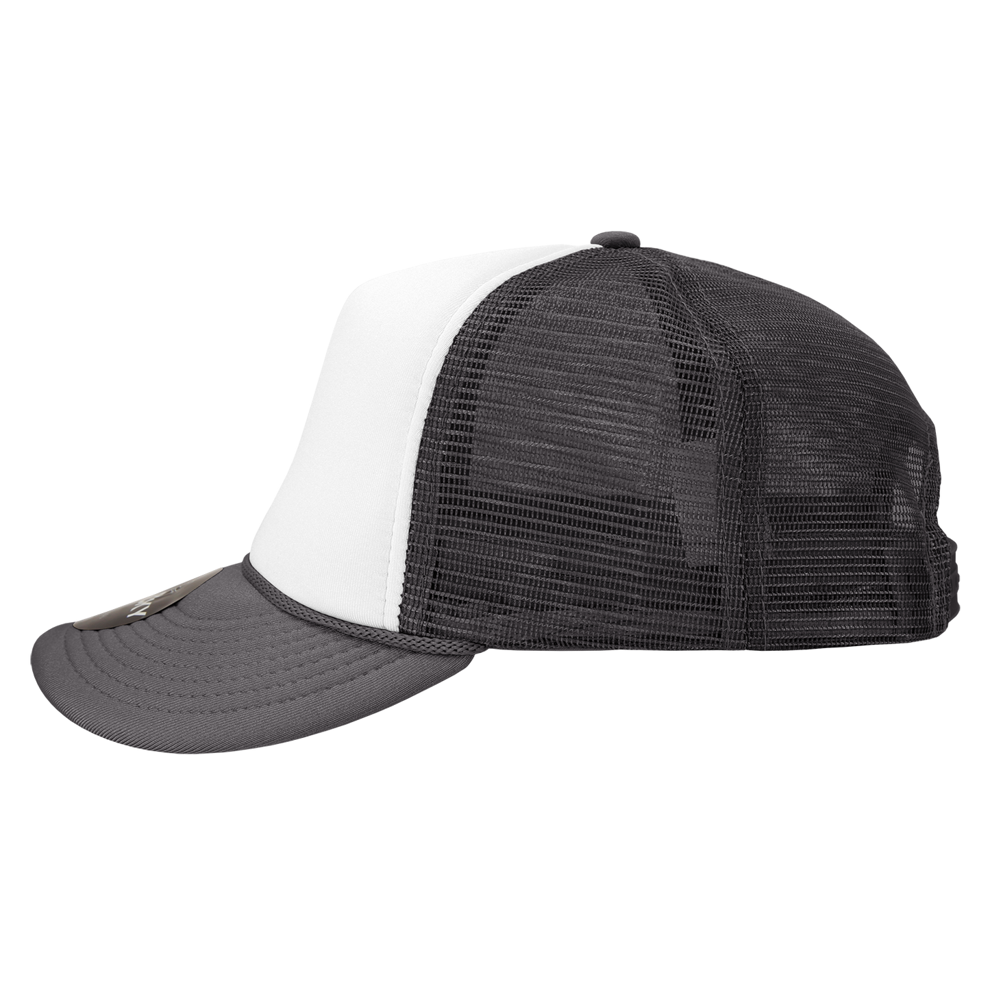 Custom Patch Decky 210 - Foam Trucker Hat, Two Tone Mesh Back Cap