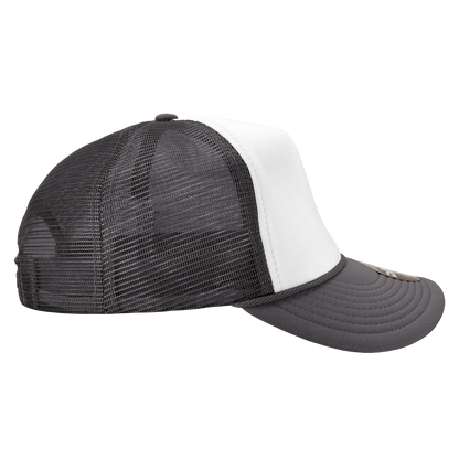 Custom Patch Decky 210 - Foam Trucker Hat, Two Tone Mesh Back Cap