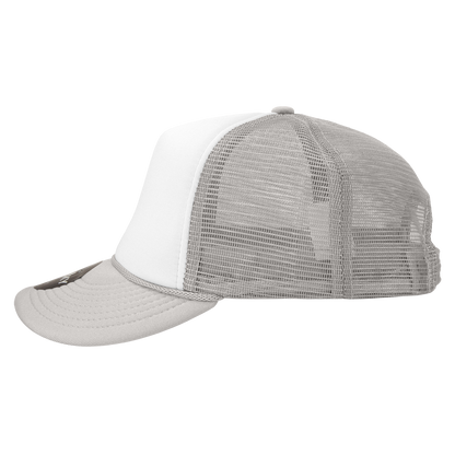 Custom Patch Decky 210 - Foam Trucker Hat, Two Tone Mesh Back Cap