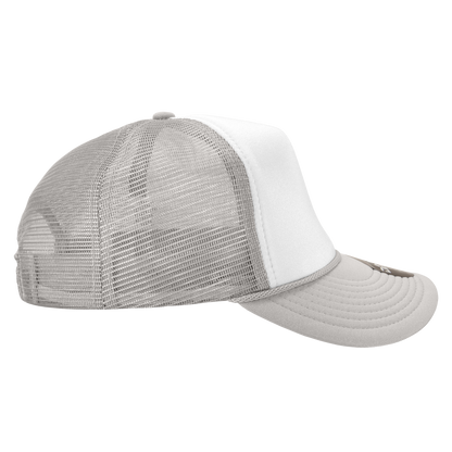 Custom Patch Decky 210 - Foam Trucker Hat, Two Tone Mesh Back Cap