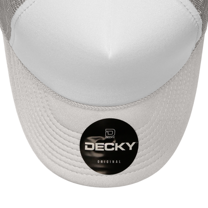 Custom Patch Decky 210 - Foam Trucker Hat, Two Tone Mesh Back Cap