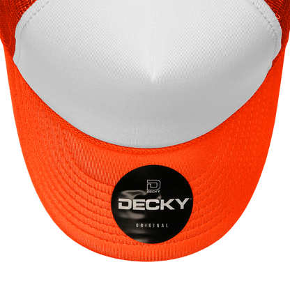 Custom Patch Decky 210 - Foam Trucker Hat, Two Tone Mesh Back Cap