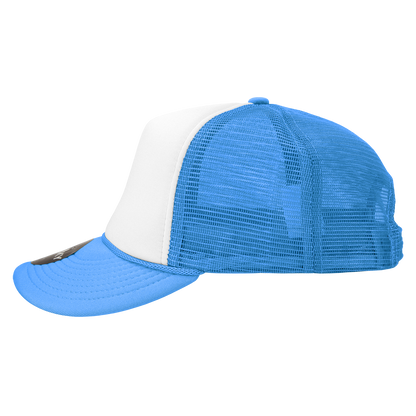 Custom Patch Decky 210 - Foam Trucker Hat, Two Tone Mesh Back Cap