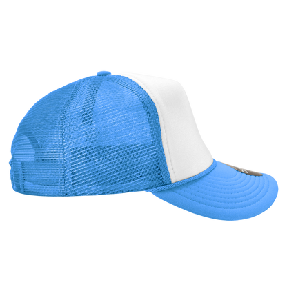 Custom Printed Decky 210 - Foam Trucker Hat, Two Tone Mesh Back Cap
