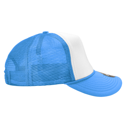 Custom Patch Decky 210 - Foam Trucker Hat, Two Tone Mesh Back Cap