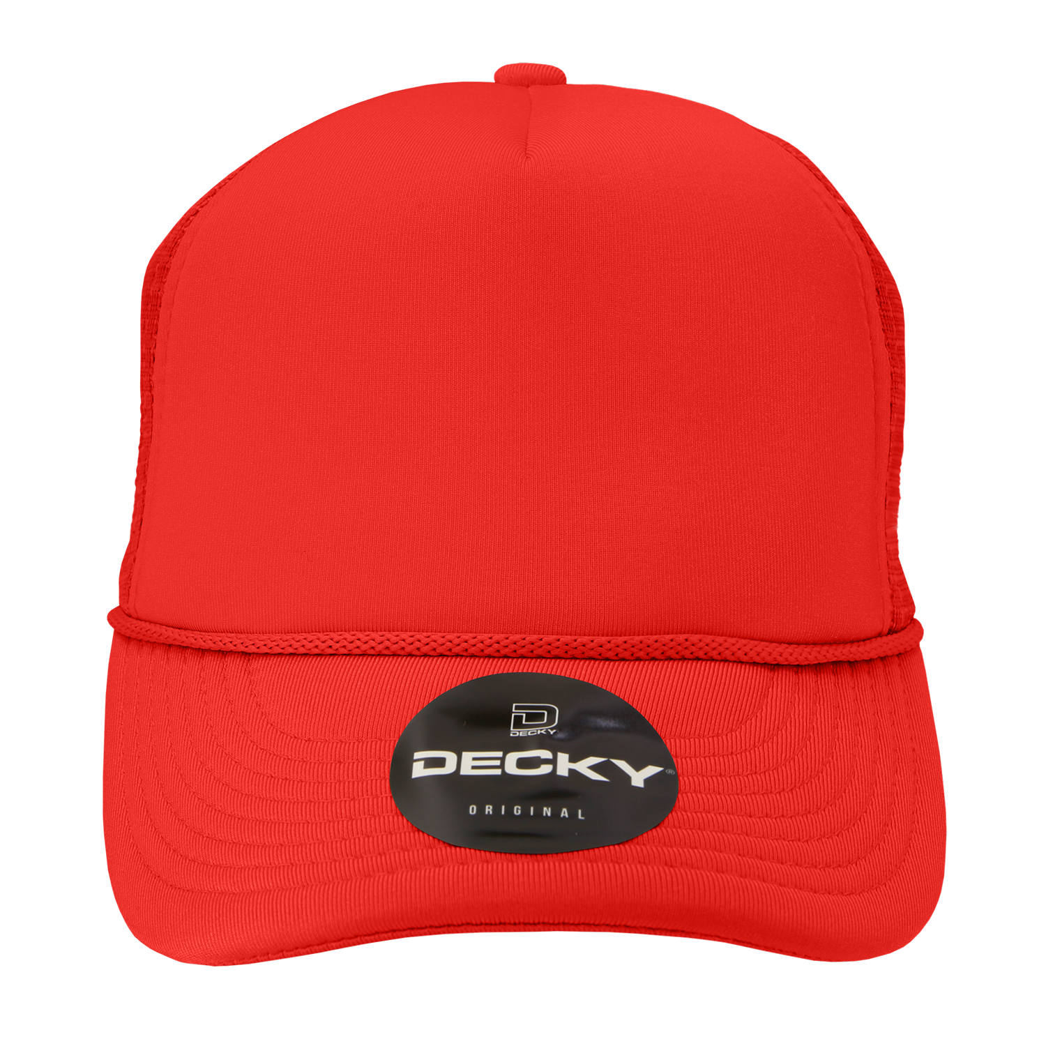 Custom Printed Decky 211 Panel Foam Trucker Cap, Mesh Back Hat