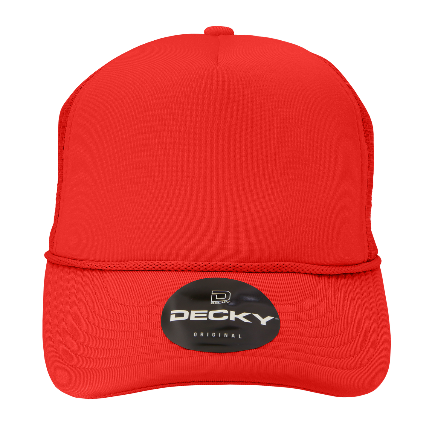 Custom Patch Decky 211 - 5 Panel Foam Trucker Cap, Mesh Back Hat