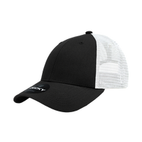 Custom Embroidered Decky 214 - 6 Panel Low Profile Structured Cotton Trucker Hat, Mesh Golf Cap