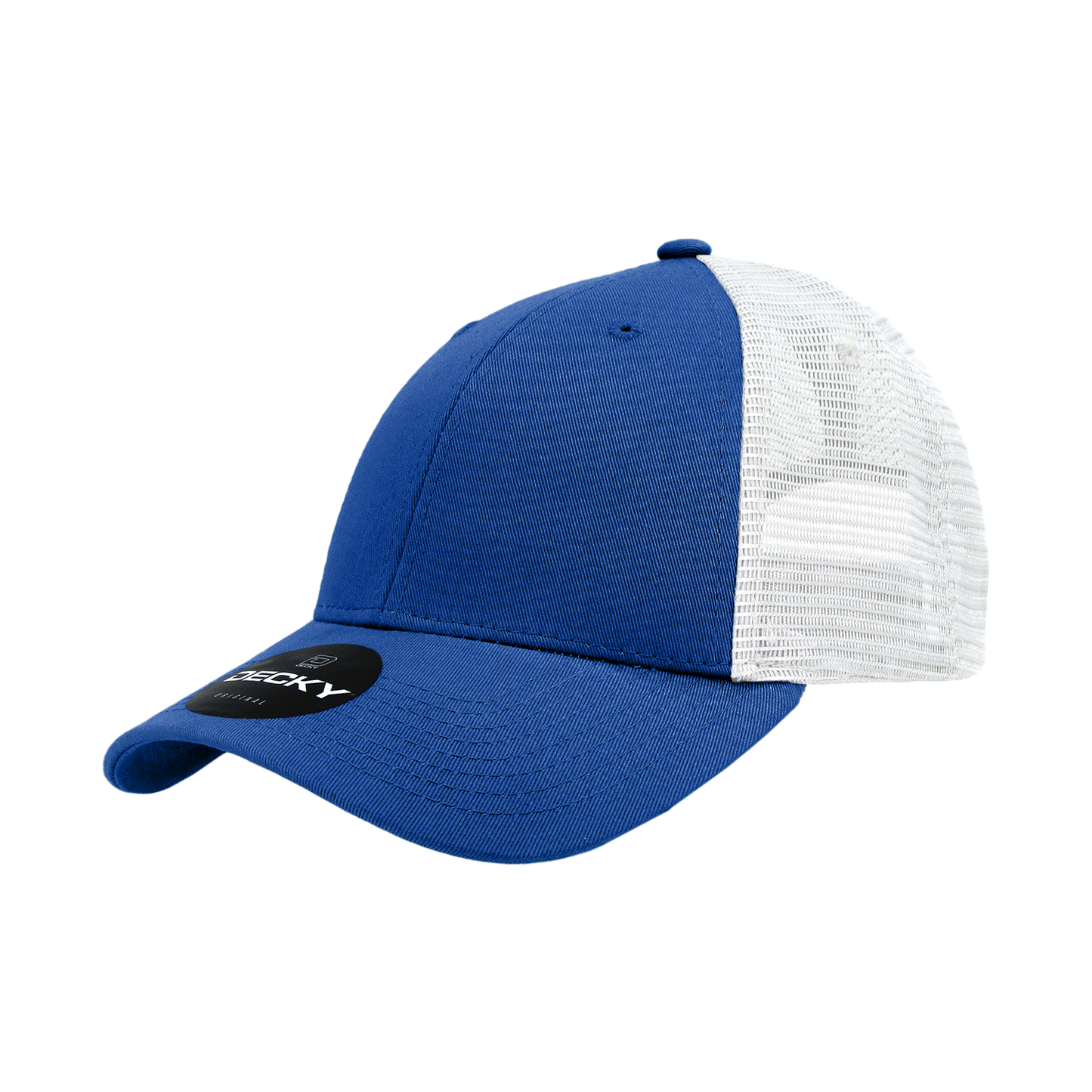Custom Patch Decky 214 - 6 Panel Low Profile Structured Cotton Trucker Hat, Mesh Golf Cap