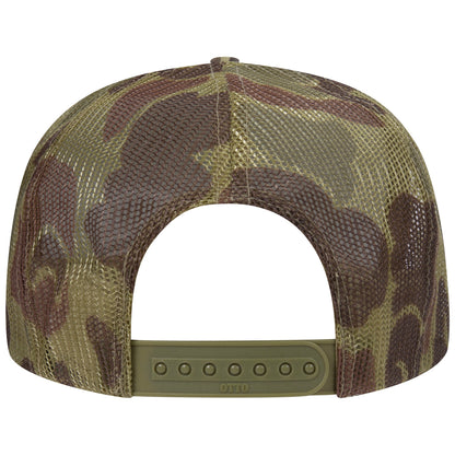 Custom Printed Otto 39-165 - 5 Panel High Crown Foam Trucker Hat Mesh Back Cap