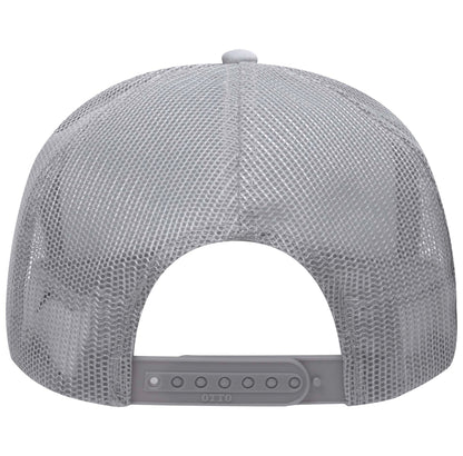 Otto 39-165 5 Panel High Crown Foam Trucker Hat Mesh Back Cap - Blank