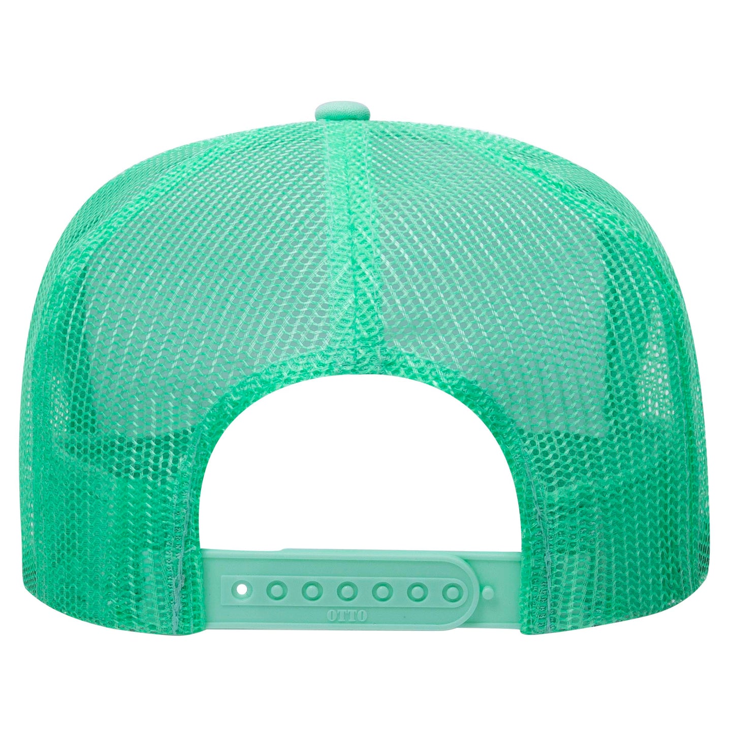 Otto 39-165 5 Panel High Crown Foam Trucker Hat Mesh Back Cap - Blank