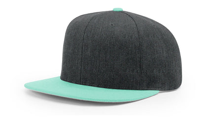 Richardson 510 Wool Flatbill Snapback Cap - Blank