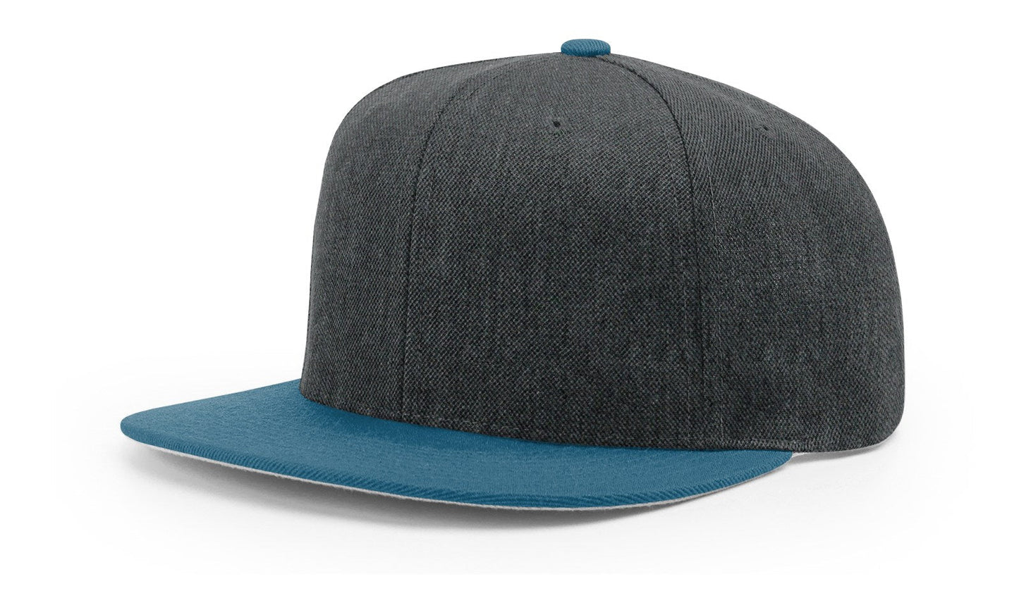 Richardson 510 Wool Flatbill Snapback Cap - Blank