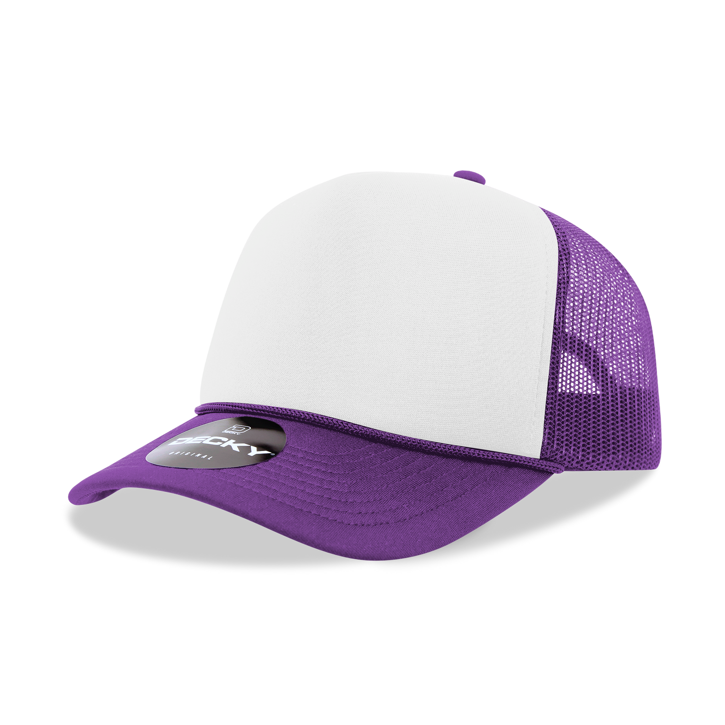 Custom Printed Decky 6025 Mid Profile, 5 Panel Foam Trucker Hat