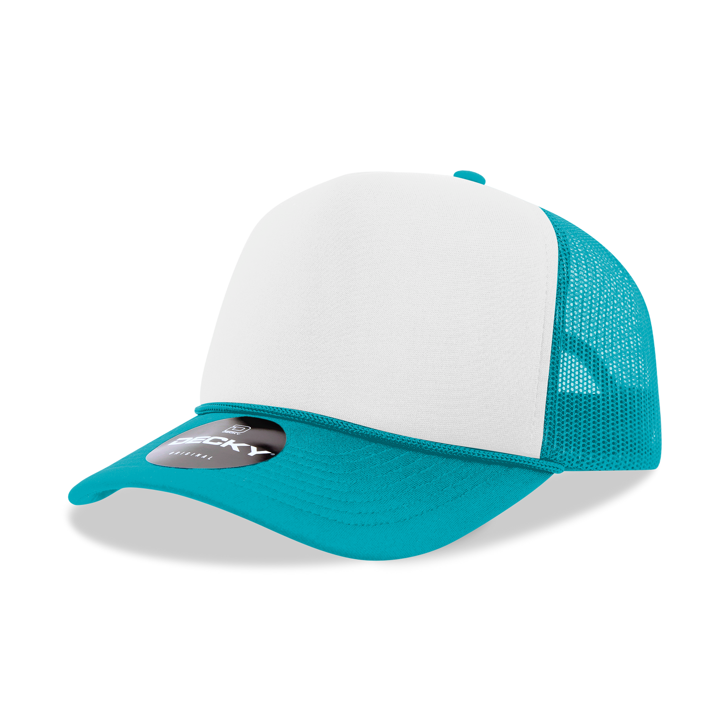 Custom Printed Decky 6025 Mid Profile, 5 Panel Foam Trucker Hat