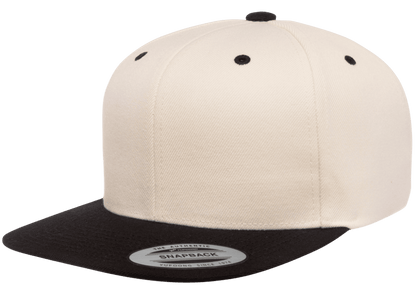 Yupoong 6089MT Snapback Hat Flat Bill 2-Tone Colors, YP Classics - Blank