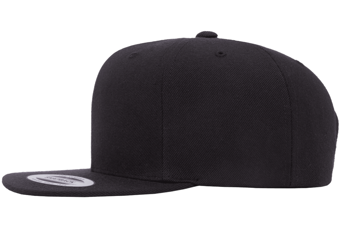 Custom Patch Yupoong 6089M Premium Snapback Hat, Flat Bill Cap, YP Classics