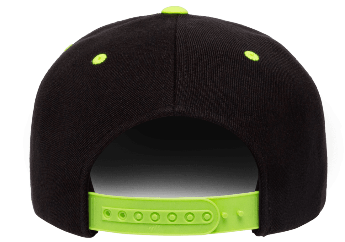 Yupoong 6089MT Snapback Hat Flat Bill 2-Tone Colors, YP Classics - Blank