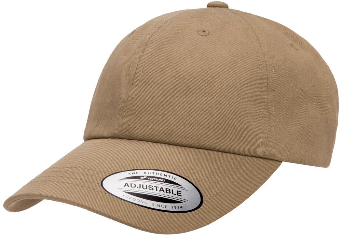 Yupoong 6245CM Dad Hat Low Profile Cotton Twill Cap, YP Classics 6245 - Blank