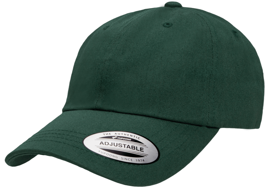 Yupoong 6245CM Dad Hat Low Profile Cotton Twill Cap, YP Classics 6245 - Blank