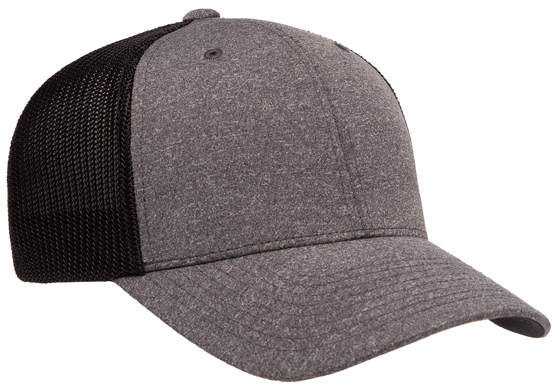 Custom Embroidered Flexfit 6311 - Flexfit Melange Trucker Hat