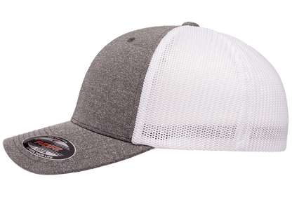 Custom Embroidered Flexfit 6311 - Flexfit Melange Trucker Hat