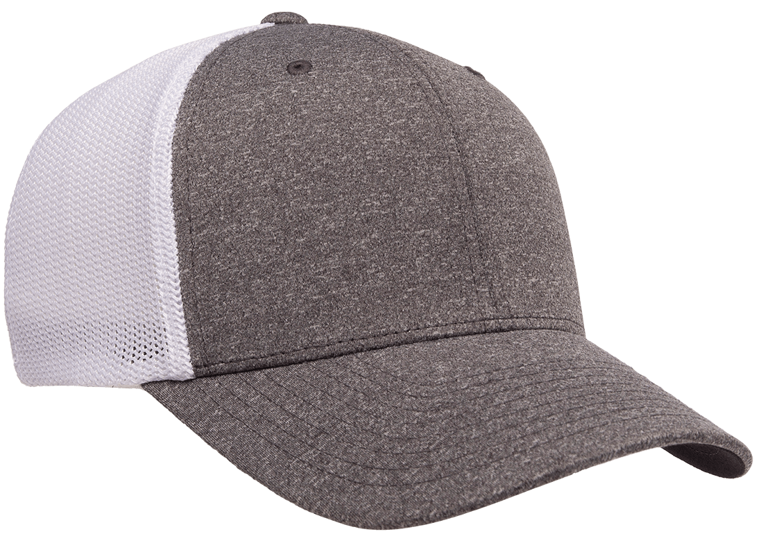 Custom Embroidered Flexfit 6311 - Flexfit Melange Trucker Hat