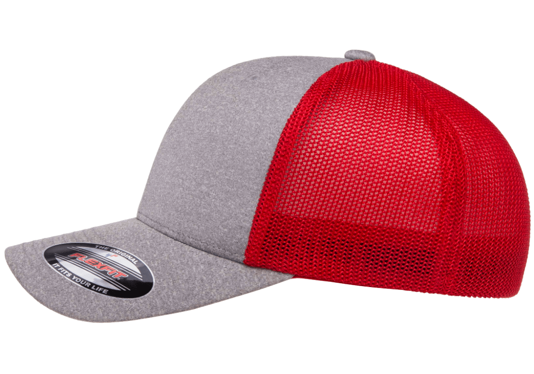 Flexfit 6311 Melange Trucker Hat - Blank