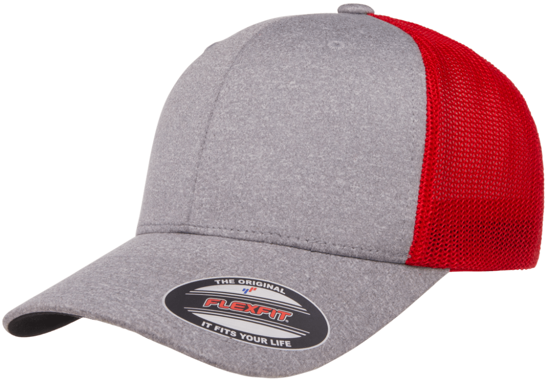 Flexfit 6311 Melange Trucker Hat - Blank