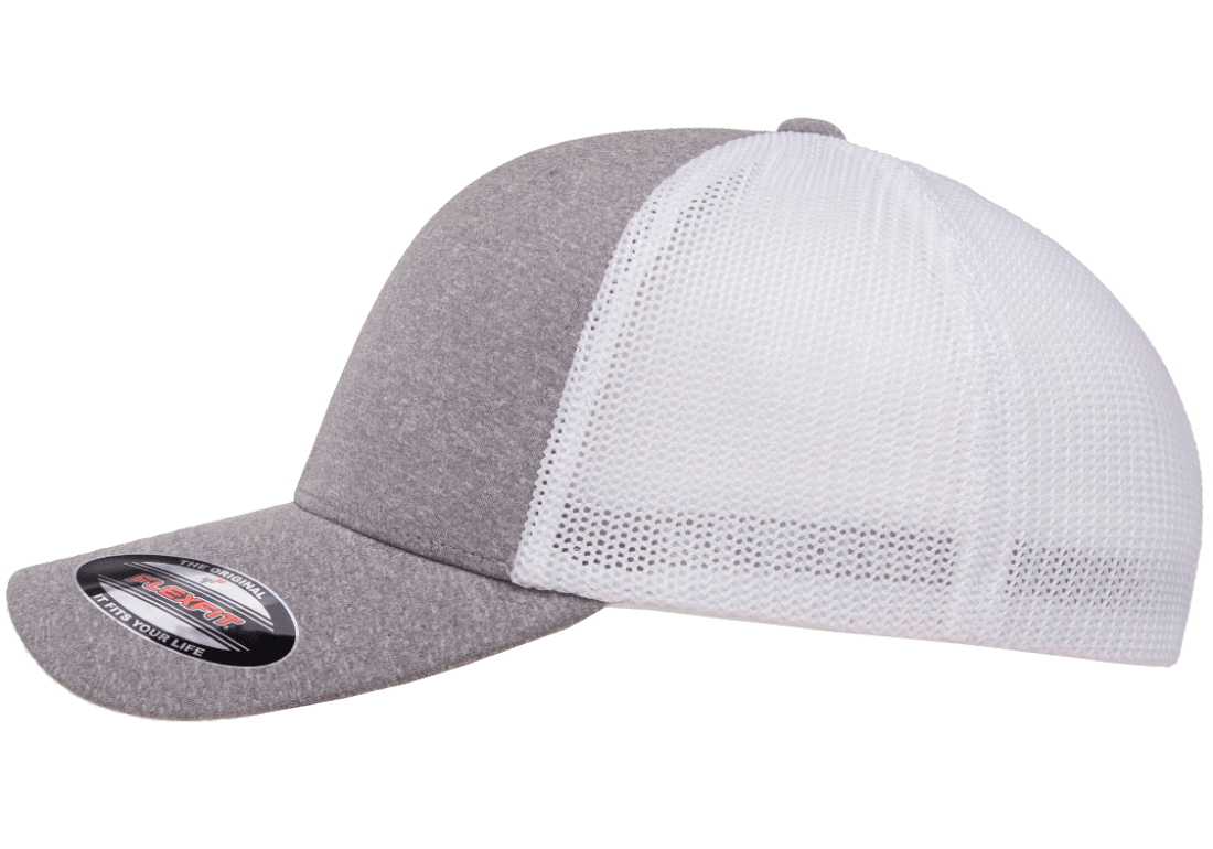 Custom Embroidered Flexfit 6311 - Flexfit Melange Trucker Hat