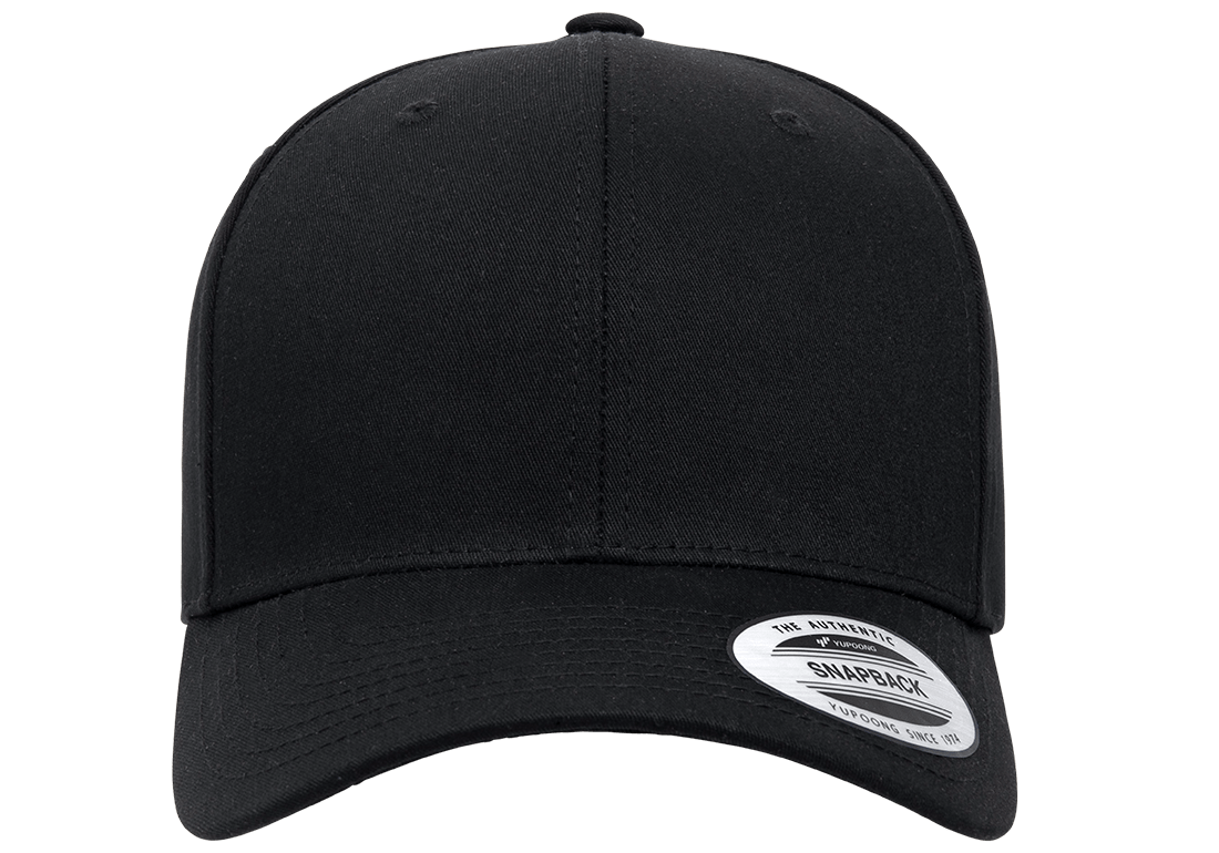 Custom Patch Yupoong 6389 Retro Cotton Blend Snapback Hat, YP Classics