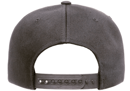 Yupoong 6502 Unstructured 5-Panel Snapback Hat Flat Bill Cap, YP Classics - Blank