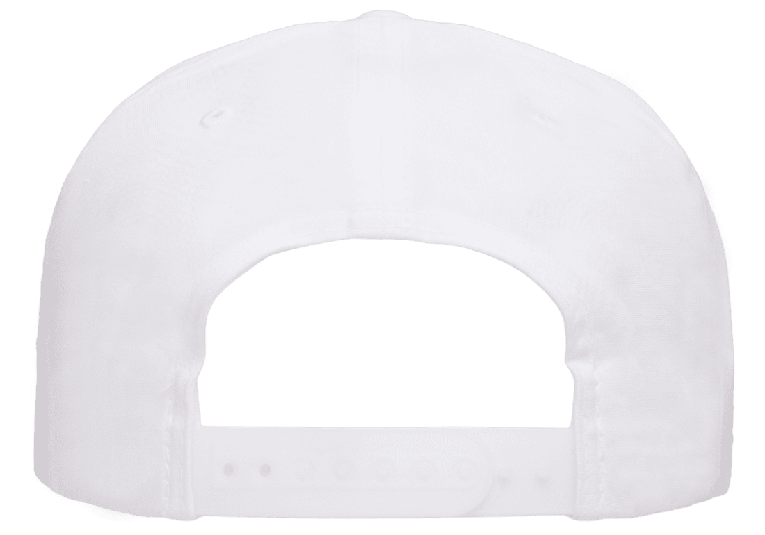 Yupoong 6502 Unstructured 5-Panel Snapback Hat Flat Bill Cap, YP Classics - Blank