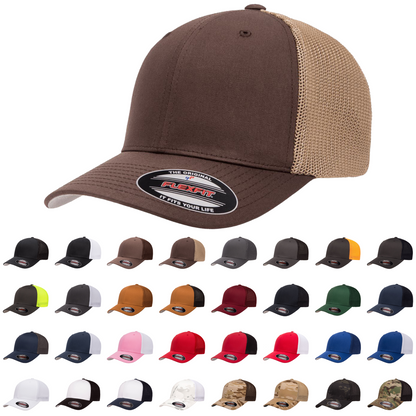 Flexfit 6511 Trucker Mesh Cap - Blank