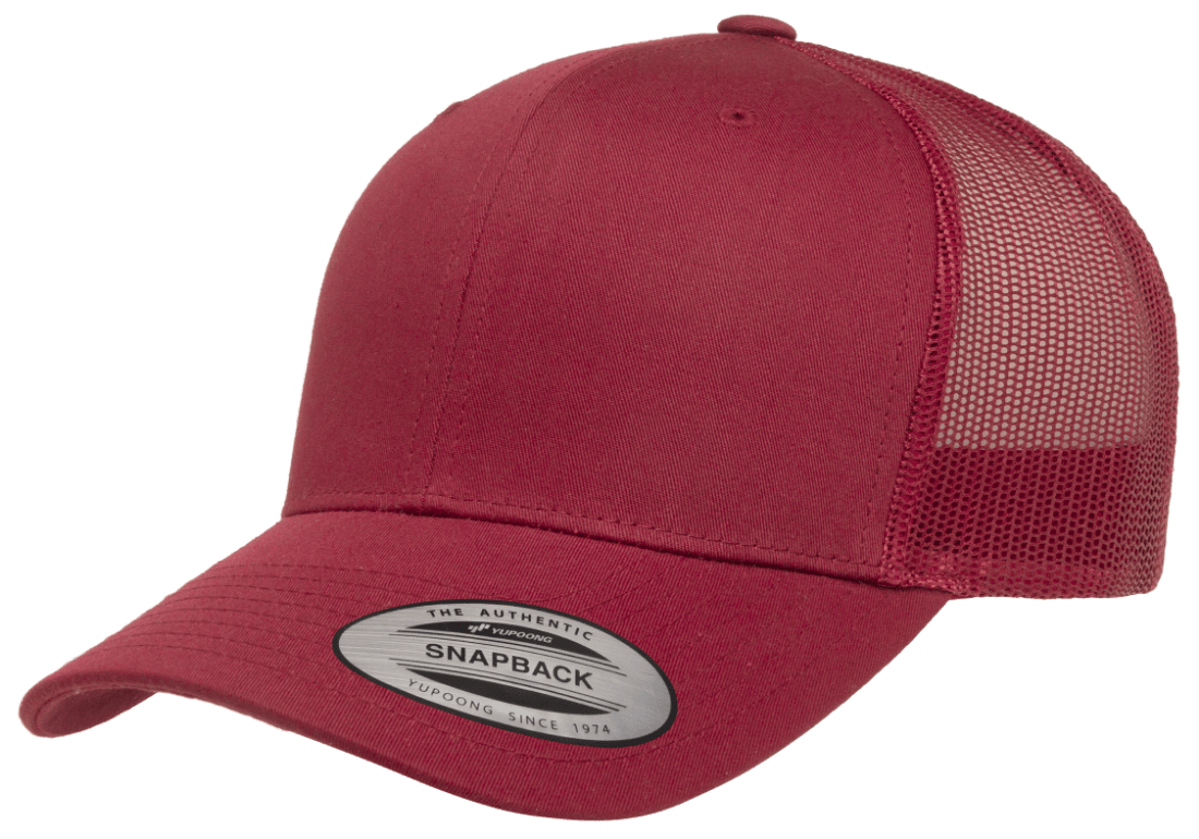 Custom Patch Yupoong 6606 Retro Trucker Hat, Mesh Back, YP Classics